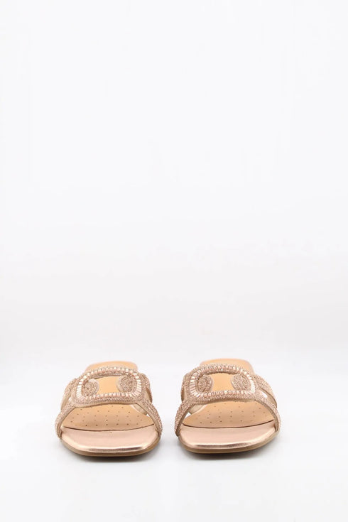 DFC Relax Embellished Strappy Slip-On Sandals